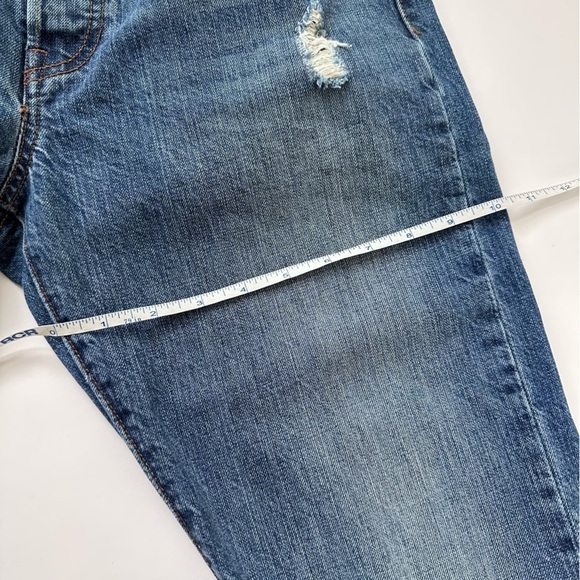 LEVI’S 501 Original Fit Women’s Jeans size 27 32 Salsa Middle - Dark Wash - Picture 15 of 16